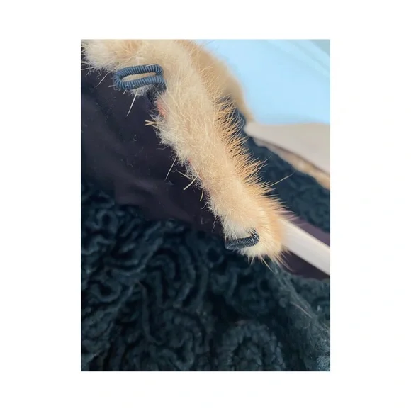 Vintage Astrakin Styled by Lepshire Paris Woman’s Persian Lamb w/Mink Co… - Picture 5 of 6